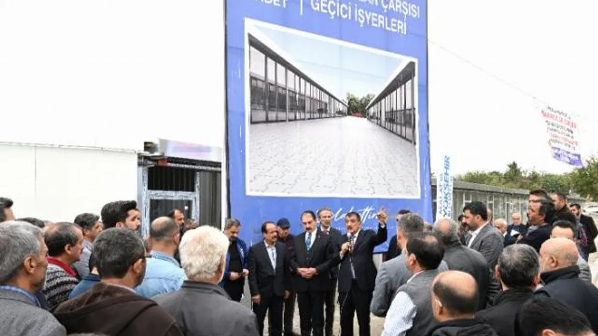 Malatya Bakırcılar Çarşısı'nda 18 iş yeri kurayla sahiplerini buldu