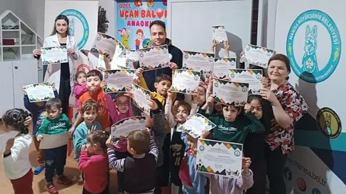 Manisa Turgutlu'da 'Minik Tarzanlara' doğa ve çevre aşısı