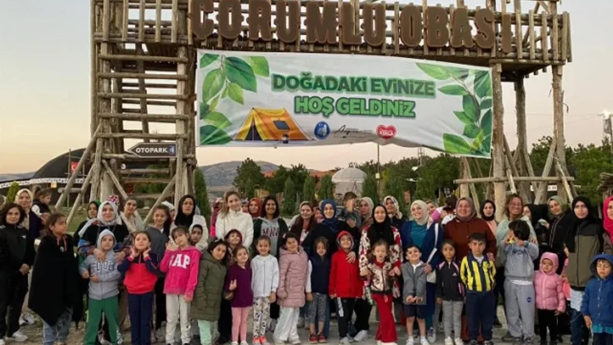 Anne-çocuk kampına yoğun ilgili