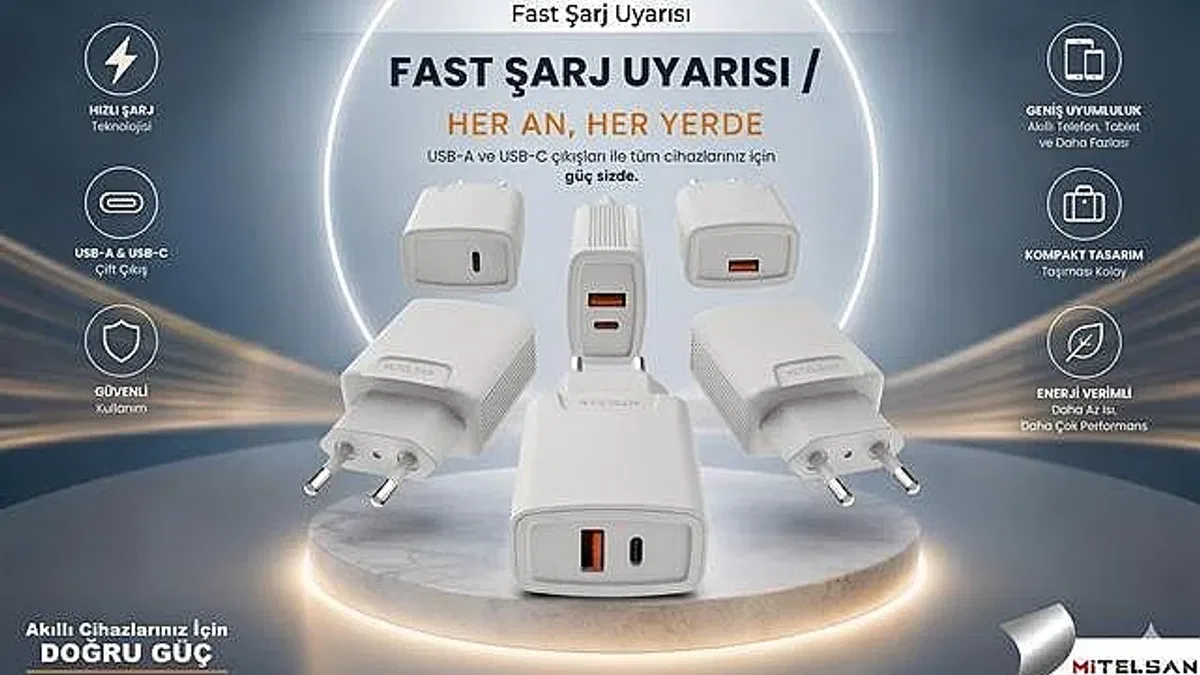 Akıllı cihazlar için doğru güç: Mitelsan yeni nesil hızlı şarj teknolojisini duyurdu!