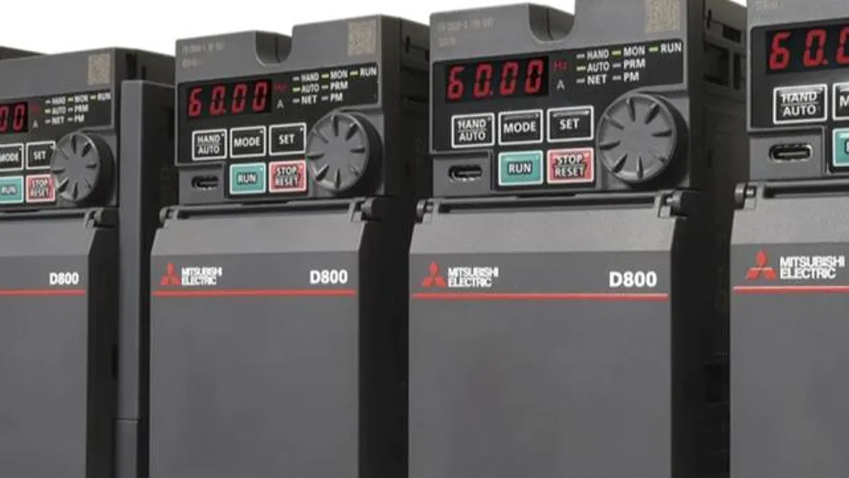 Mitsubishi Electric FR-D800 Serisi İnverterlerini Tanıttı