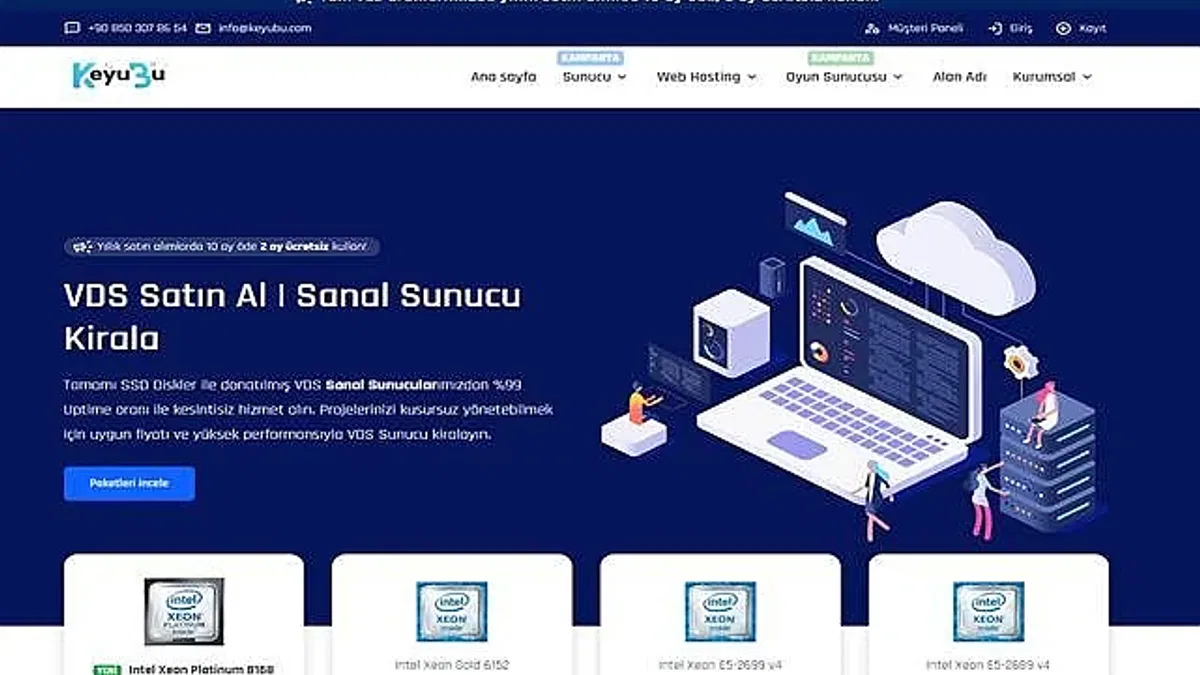 Keyubu ile Güçlü Altyapı Çözümleri ve Yüksek Performanslı Sunucu Deneyimi