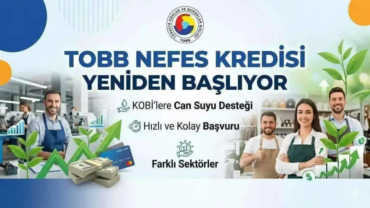 TOBB Nefes Kredisi yeniden başlıyor
