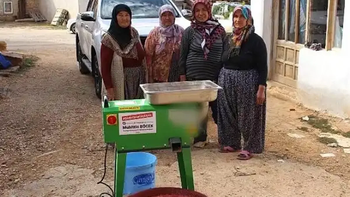 Antalya Büyükşehir Belediyesi Elmalılı kadınları yalnız bırakmadı