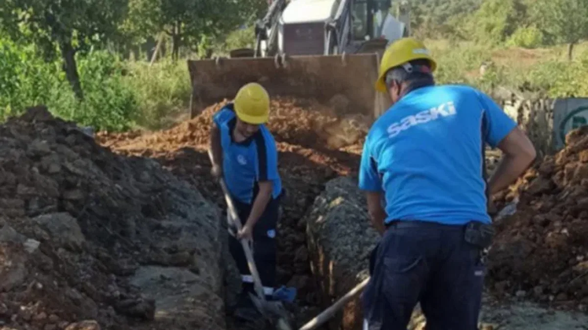 Sakarya'dan Kemaliye'nin güçlü altyapısına yeni içme suyu hattı