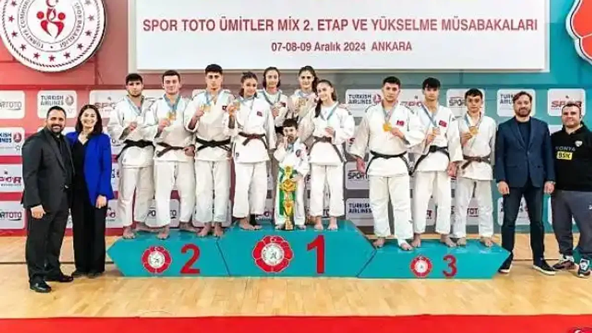 Konya Büyükşehir Belediyespor'un Judoda Bileği Bükülmüyor