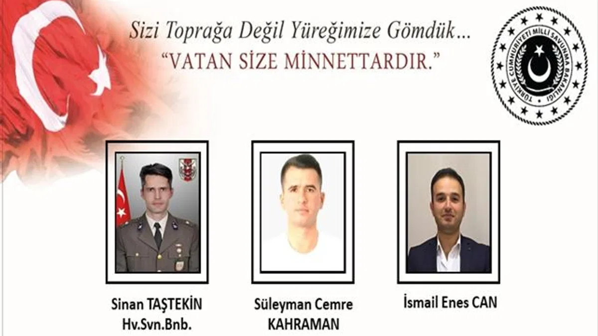 Cumhurbaşkanı Erdoğan'dan şehitlere taziye mesajı