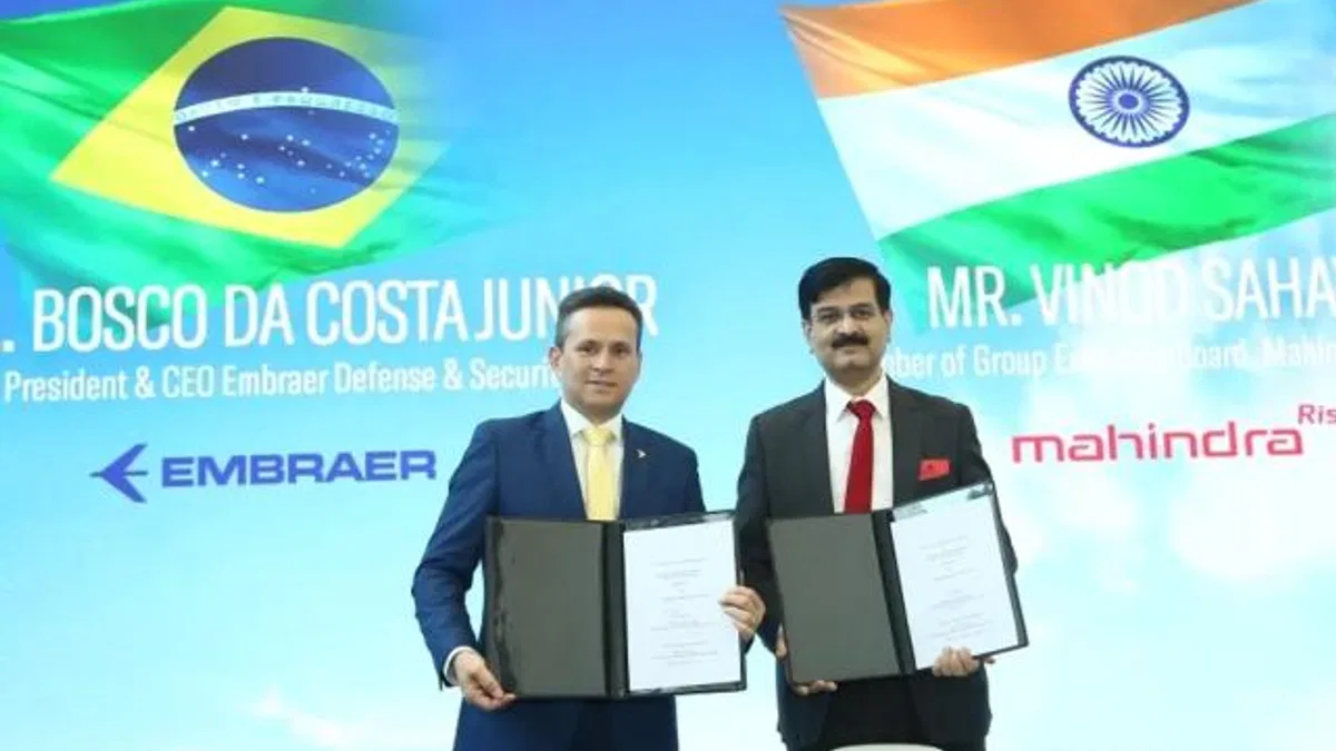 Embraer ve Mahindra, C-390 Millennium İçin Hindistan’da Güçlerini Birleştirdi!