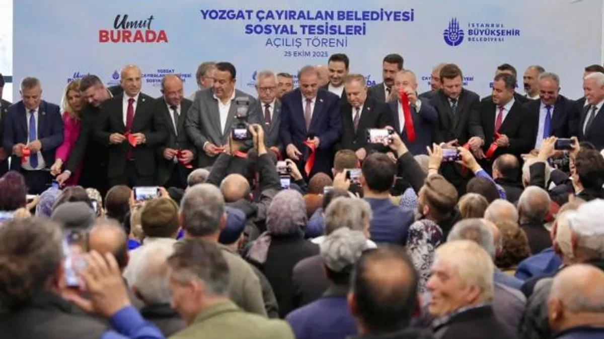 Yozgat Çayıralan Belediyesi sosyal tesisi açıldı