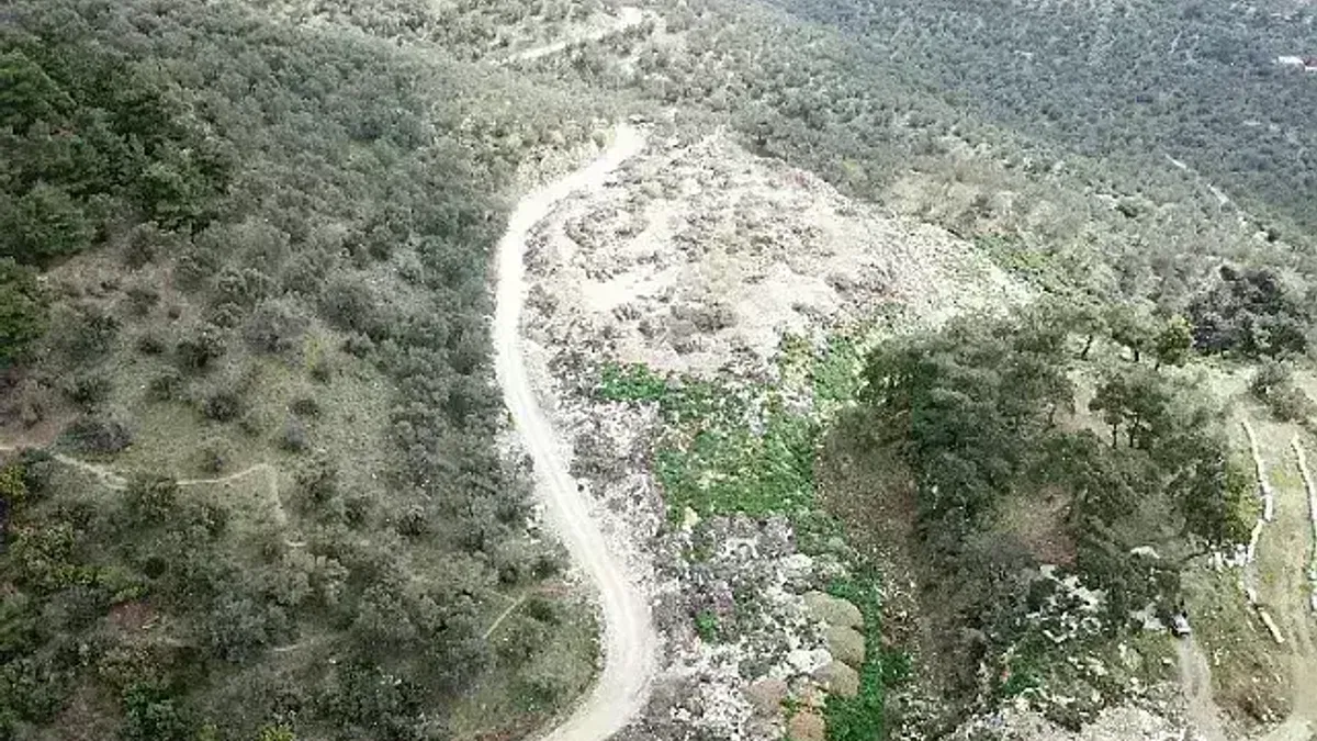 Deniz manzaralı çöplük doğaya kazandırılacak
