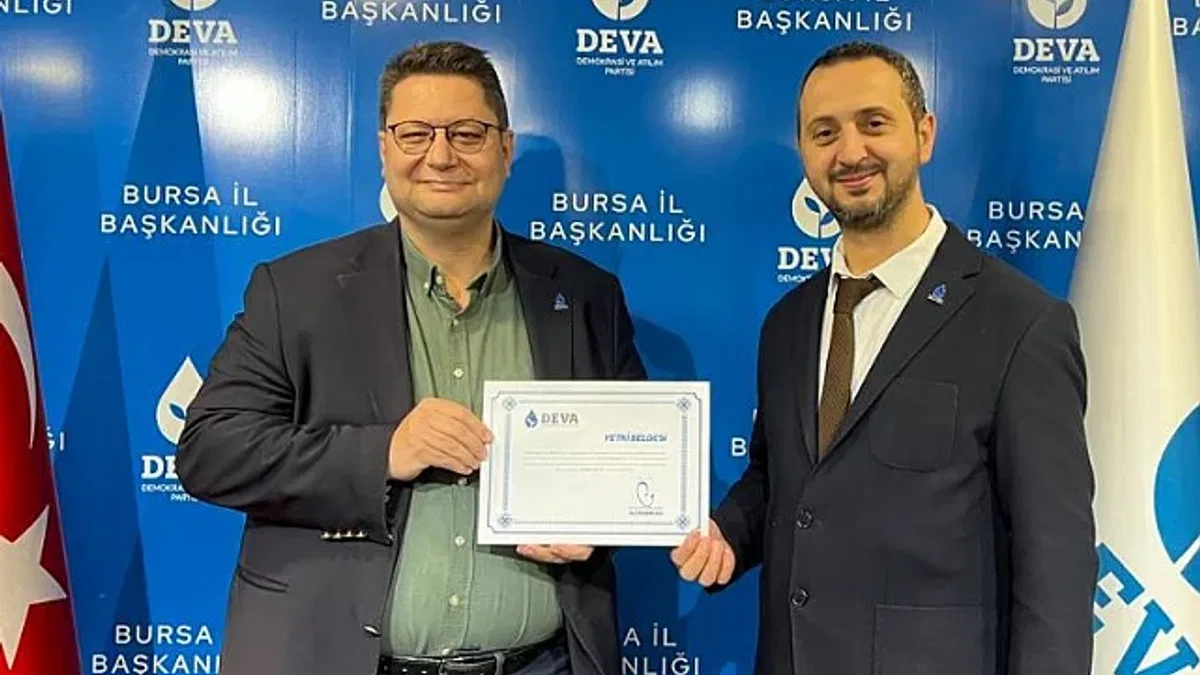 Bursa Gürsu'da DEVA bayrak değişimi yaptı