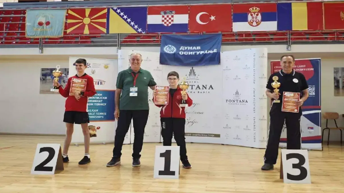 Karataylı Tahir Efe Şahin Balkan Şampiyonu