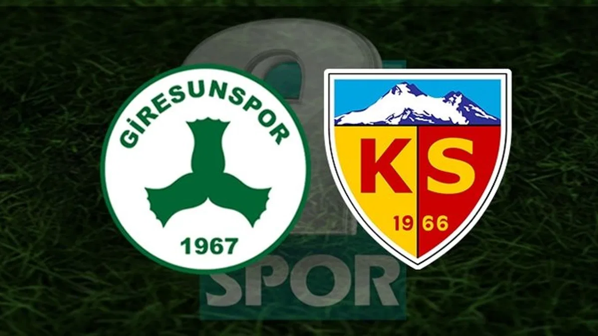 Giresunspor Kayserispor maçı CANLI İZLE (Giresunspor-Kayserispor canlı anlatım)