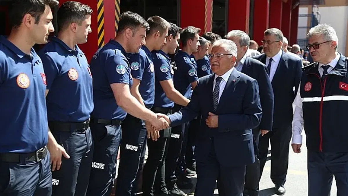 Kayseri Büyükşehir İtfaiyesi takviyelerle güçleniyor