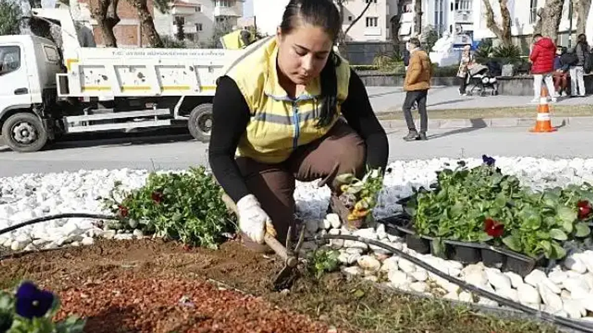 Aydın Büyükşehir'in turizm bölgelerindeki hizmetleri kış aylarında da sürüyor