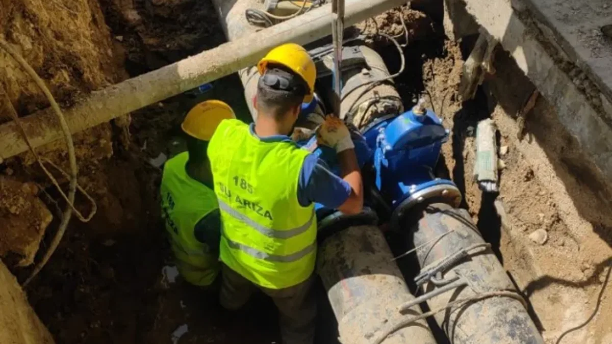 KOSKİ günlük 20 metreküp su kaybını önledi