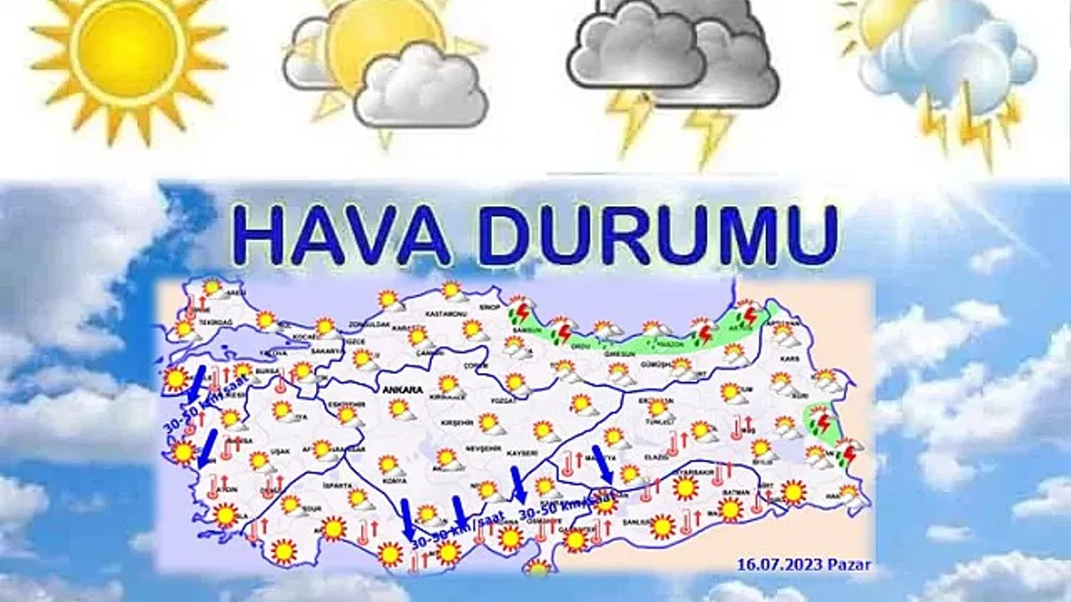 Meteoroloji'den sıcak hava ve yağış uyarısı