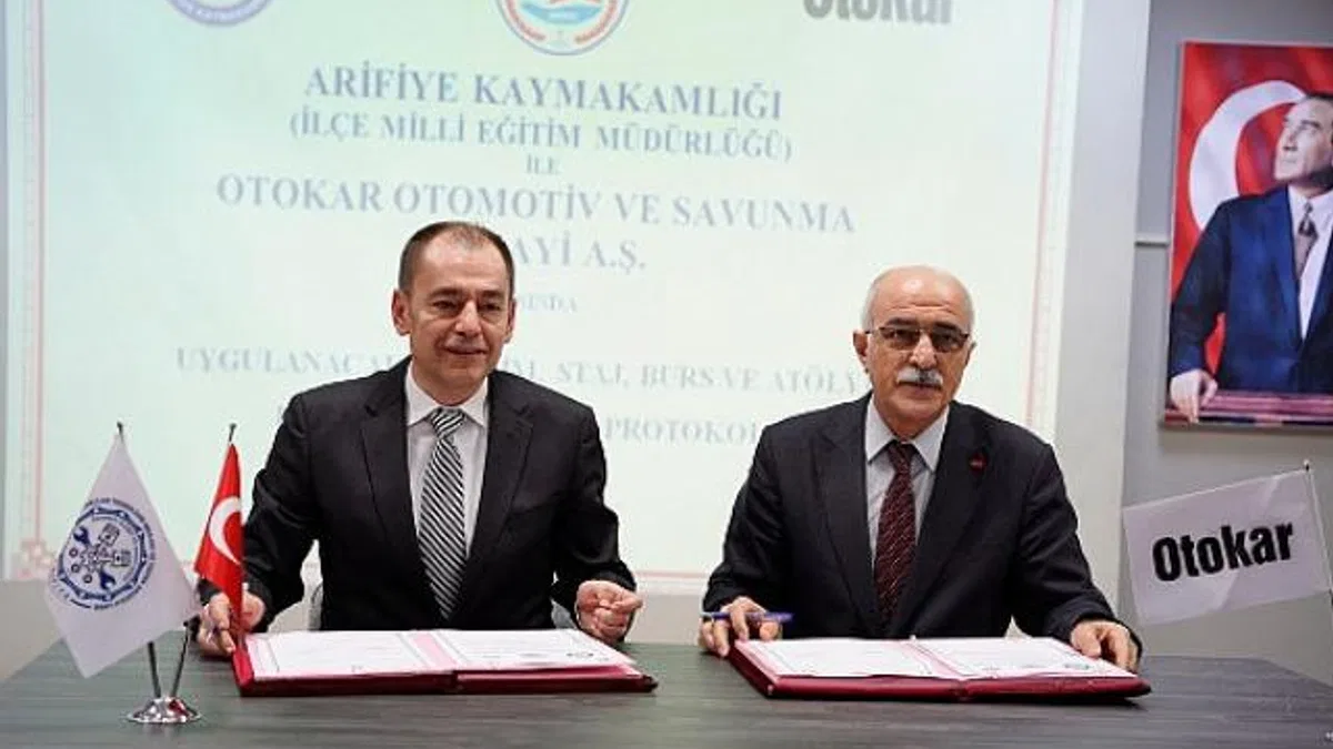 Otokar'dan Mesleki Eğitime Güçlü Destek "Otokar ile Güçlü Yarınlar" Projesi Başladı