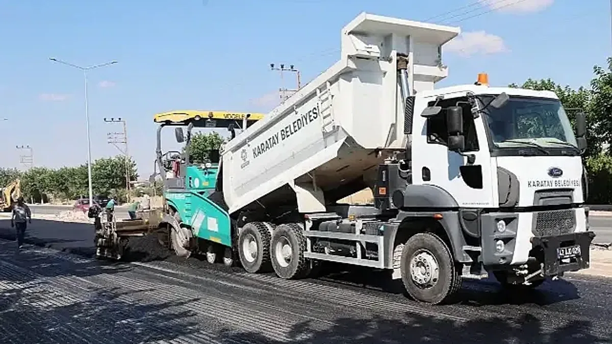 Karatay'da asfalt seferberliği bu yılda devam ediyor!