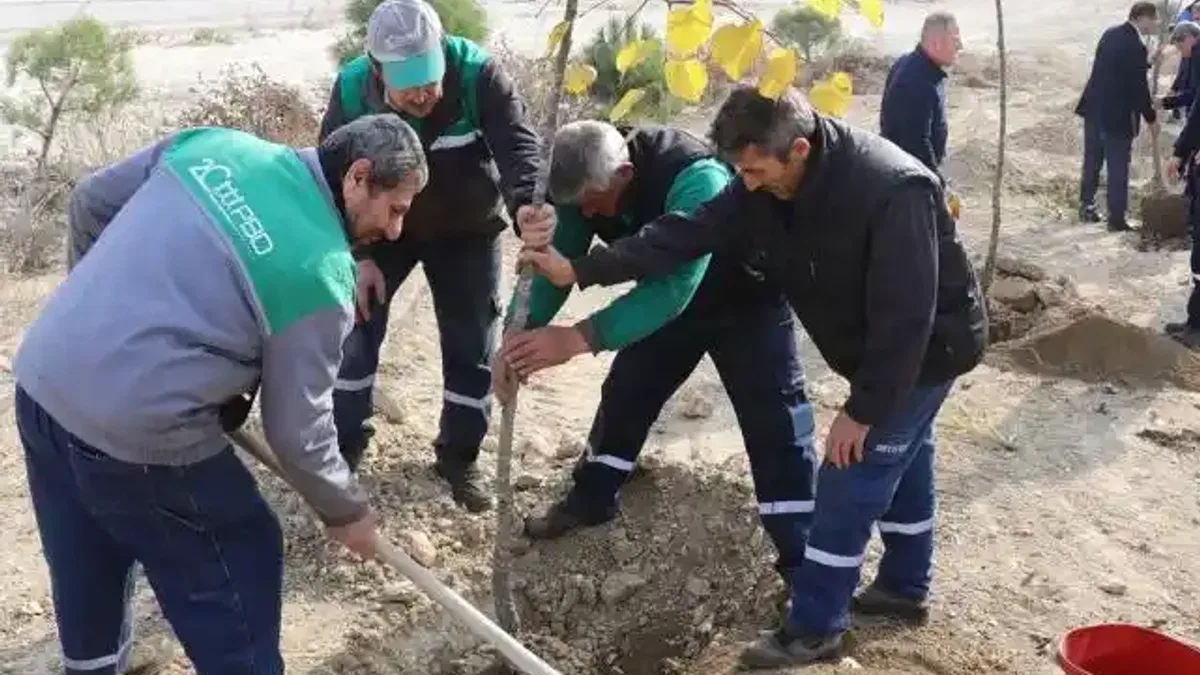 Bursa KAYAPA OSB’ye 1000 adet fidan dikimi