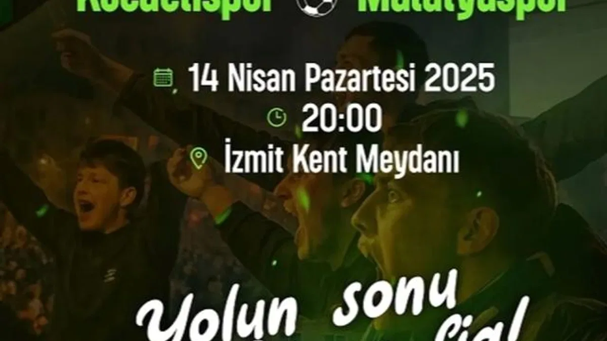 Kocaeli'de kalpler sahada, coşku meydanda