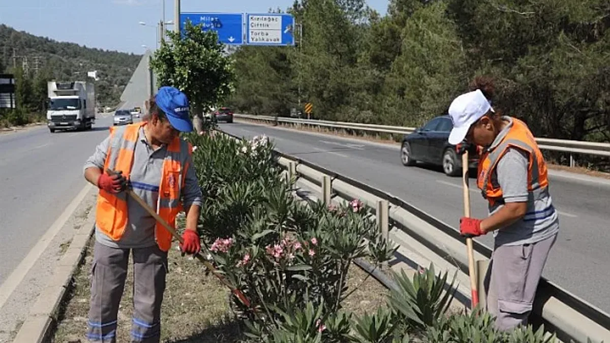 Muğla'da Bodrum Belediyesi bayram hazırlığında