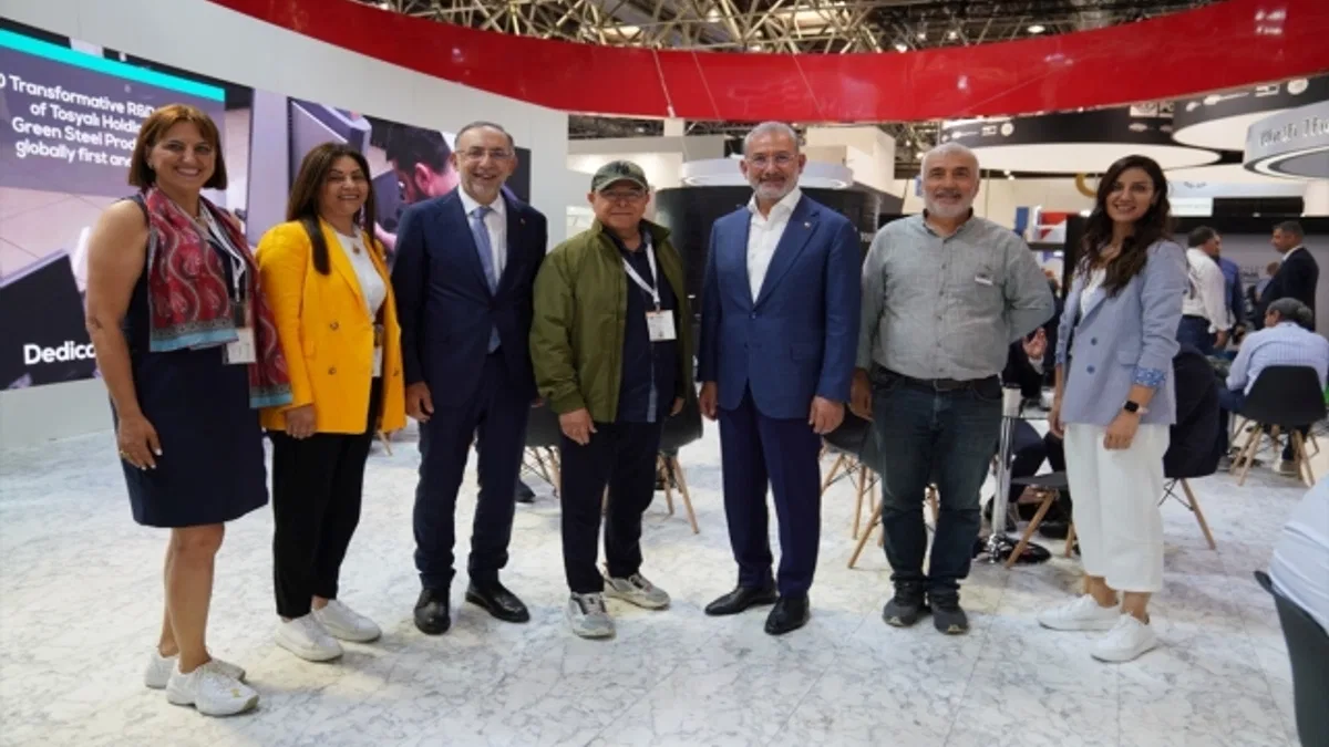 Tosyalı Holding dünyanın prestijli demir-çelik fuarında Yeşil Çelik Vizyonu ile öne çıktı