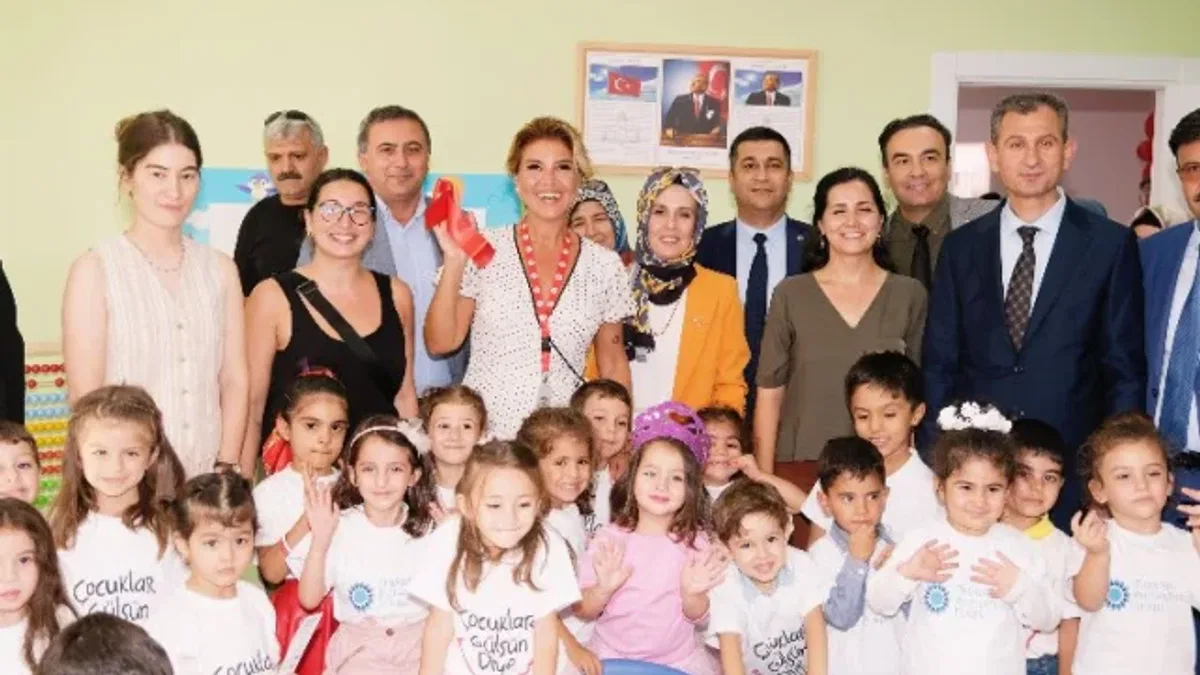 'Çoucklar Gülsün Diye'nin 46. anaokulu Kilis'te açıldı