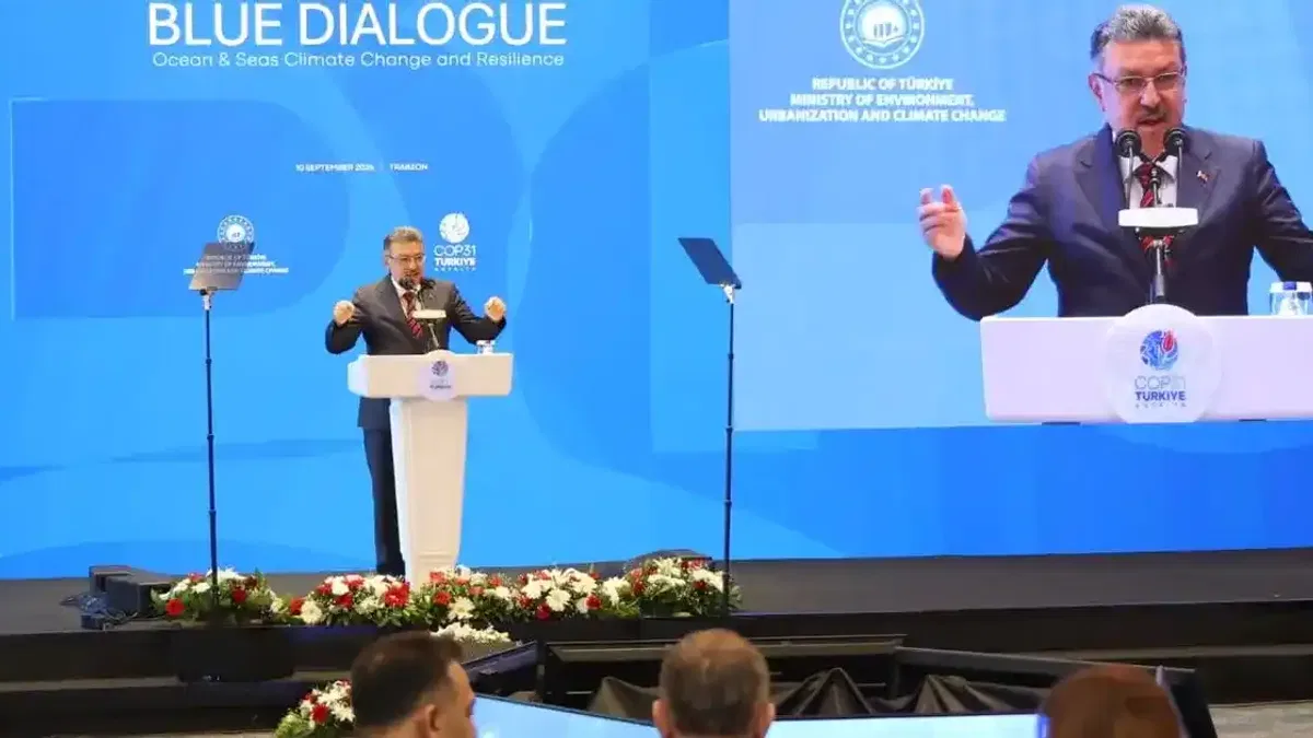 Trabzon'da denizlerde iklim değişikliği masaya yatırıldı