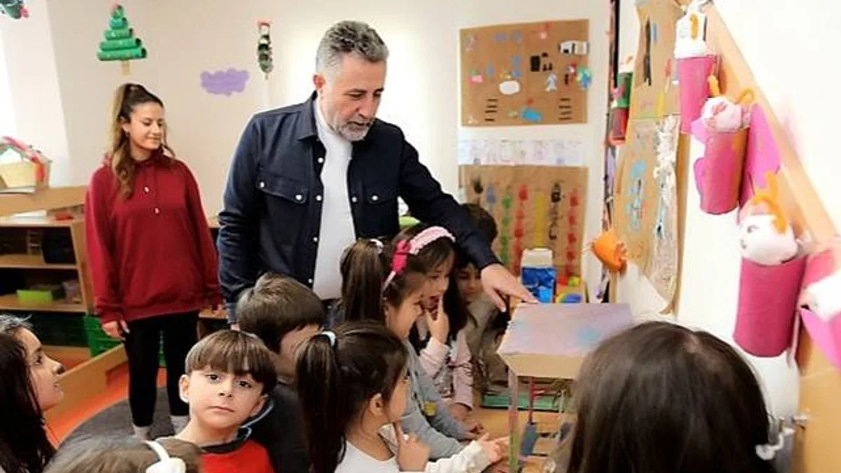 Başkan Sandal'dan anaokullarına ziyaret
