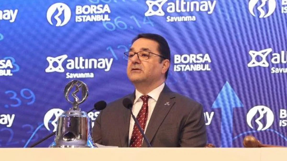 Altınay Savunma Teknolojileri için 'gong' töreni
