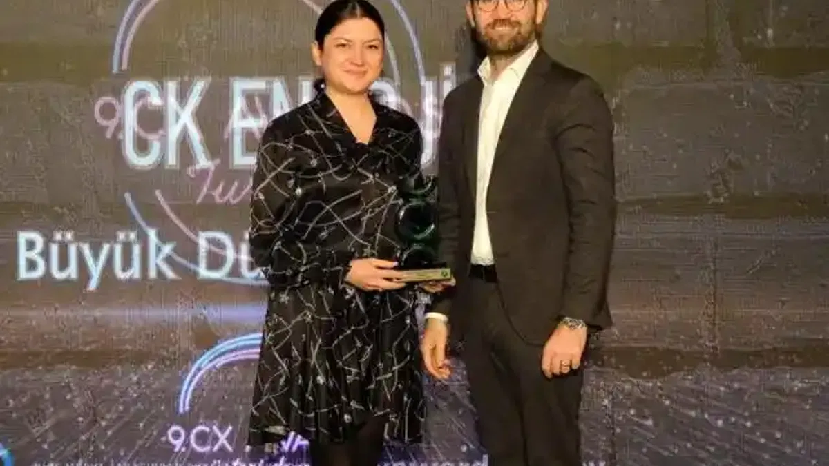 CK Enerji’ye, CX Awards Turkey’de  “Büyük Düşünce” Ödülü
