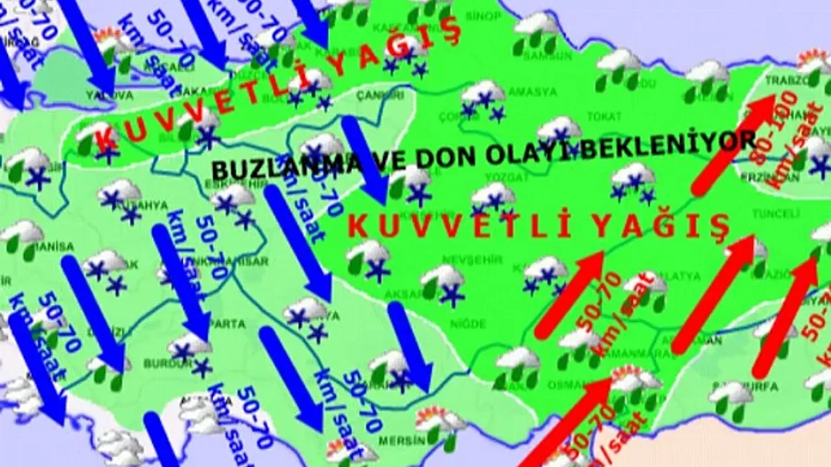 Kış geri geldi! Kar, yağmur, fırtına