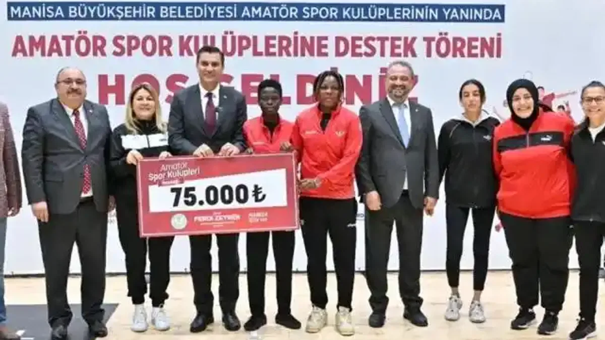 Manisa'dan amatör spor kulüplerine 4 milyon liralık destek