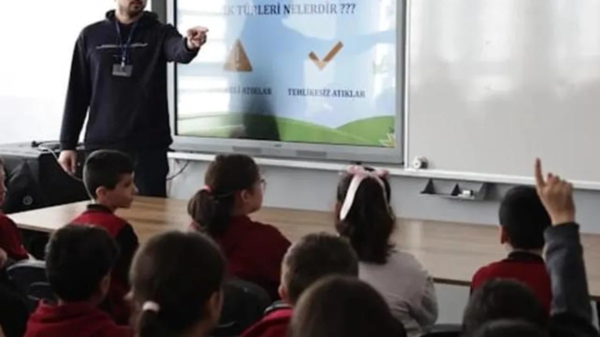 Kütahya Belediyesi’nden öğrencilere 'sıfır atık' bilinci