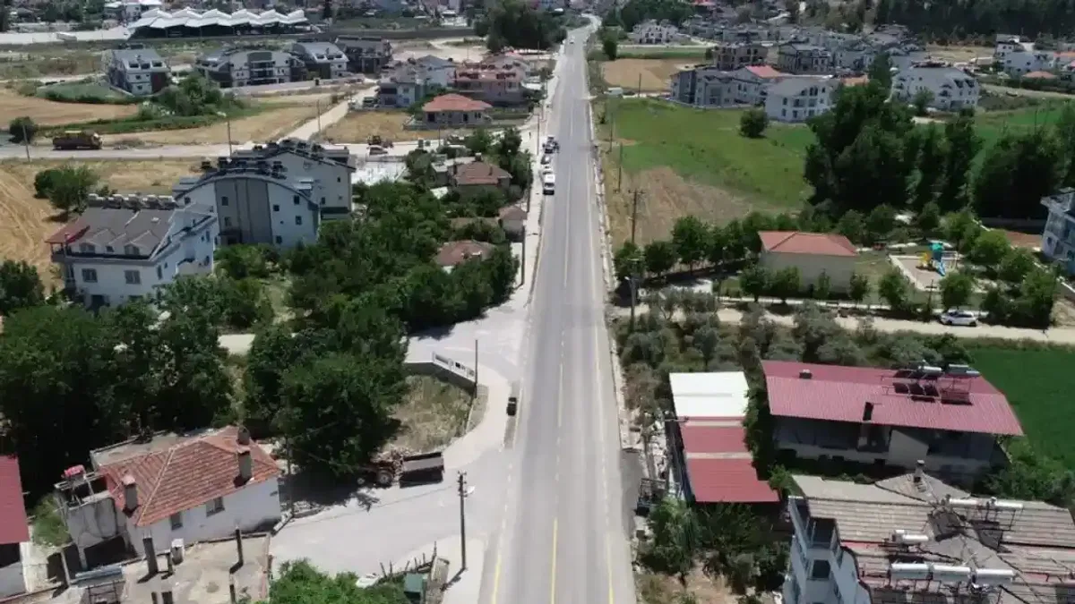 Muğla'da Seydikemer Belen’de yol çalışmaları tamamlandı