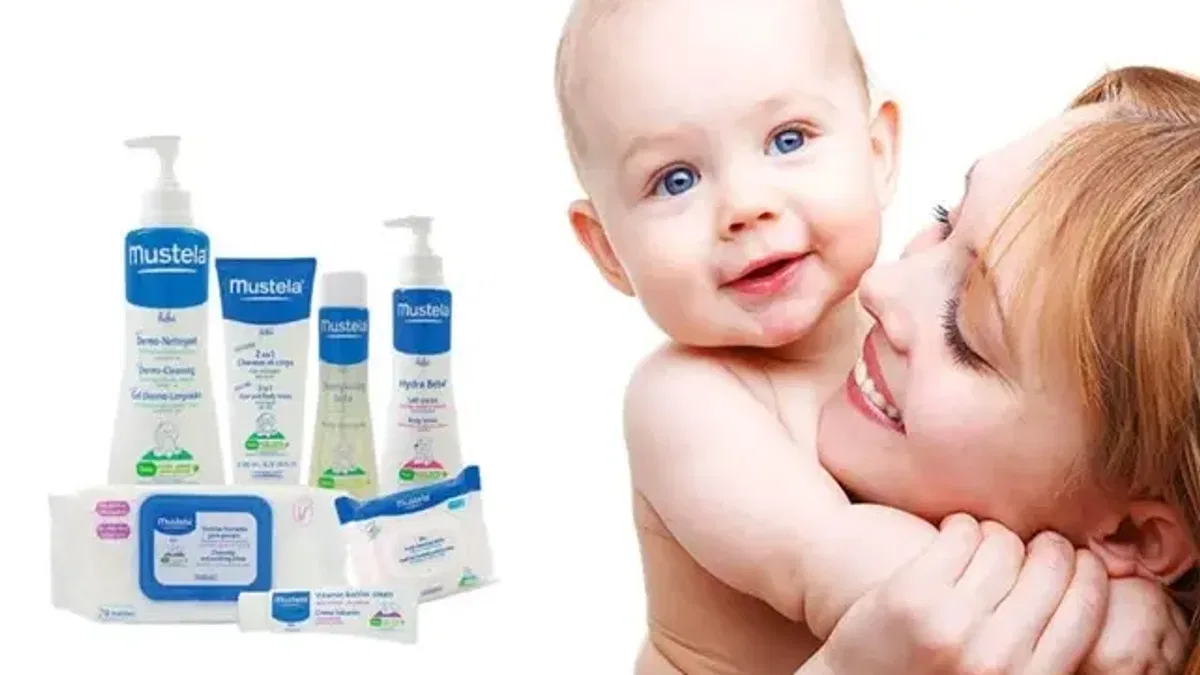 Mustela ile bebekler çok rahat