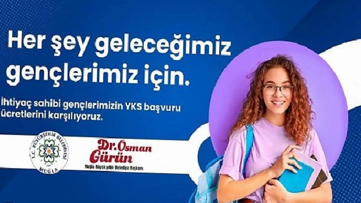 Muğla Büyükşehir'den İhtiyaç Sahibi Öğrencilere YKS Desteği