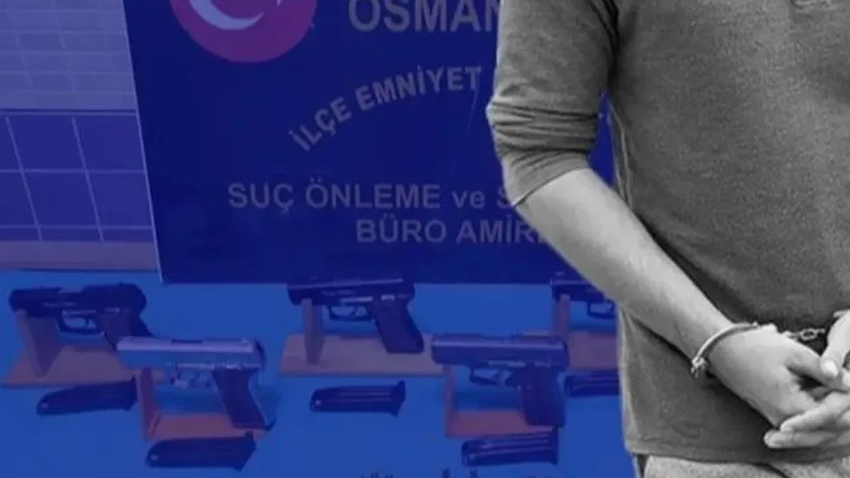 Bursa’da silah operasyonu! Ev değil cephanelik