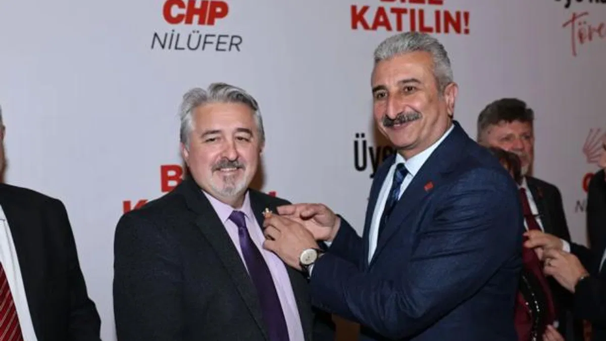Bursa Nilüfer’de CHP'ye 450 yeni üye