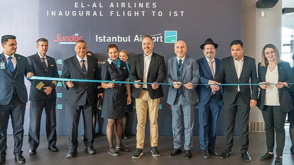 El Al Grubu'na ait Sun d'Or Havayolları İGA İstanbul Havalimanı uçuşlarına yeniden başladı