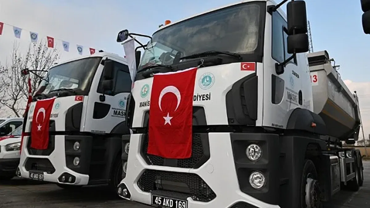 Manisa MASKİ'nin araç filosuna 10 milyon TL'lik takviye