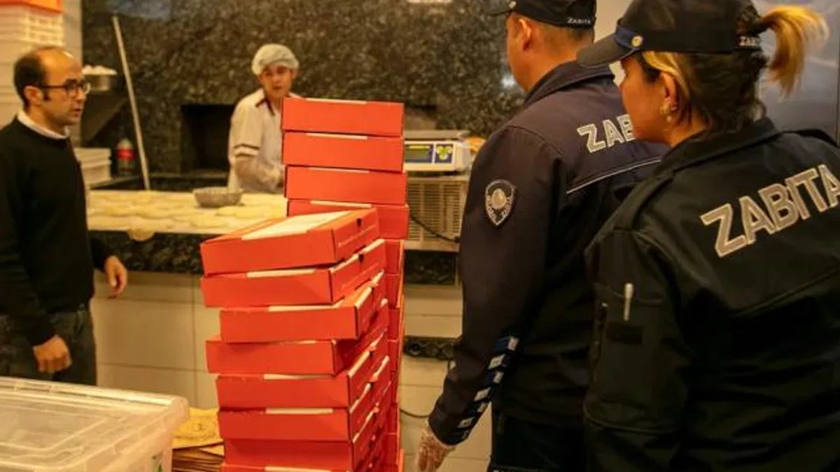 İzmir Güzelbahçe Zabıtası'ndan restoranlara sıkı denetim