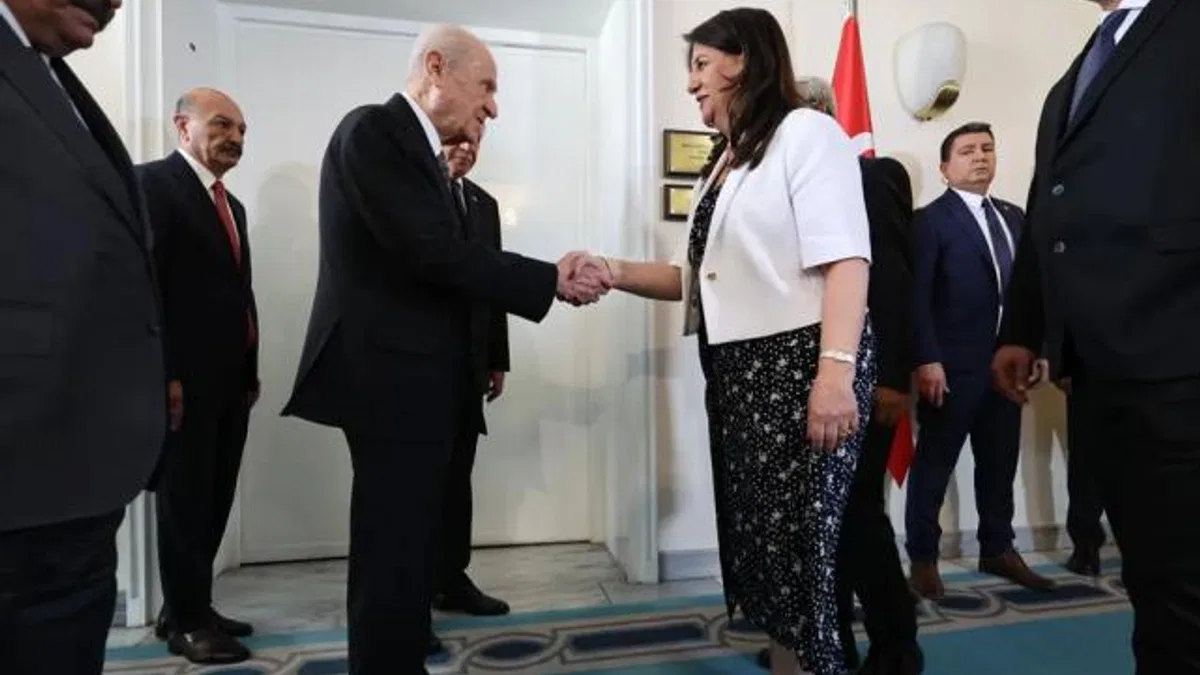 Bahçeli DEM heyetini kabul etti
