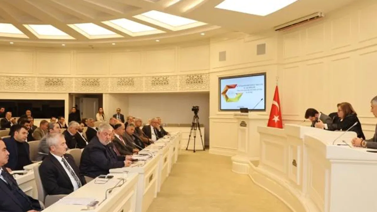 Gaziantep'te yeni yılın ilk meclisi yapıldı