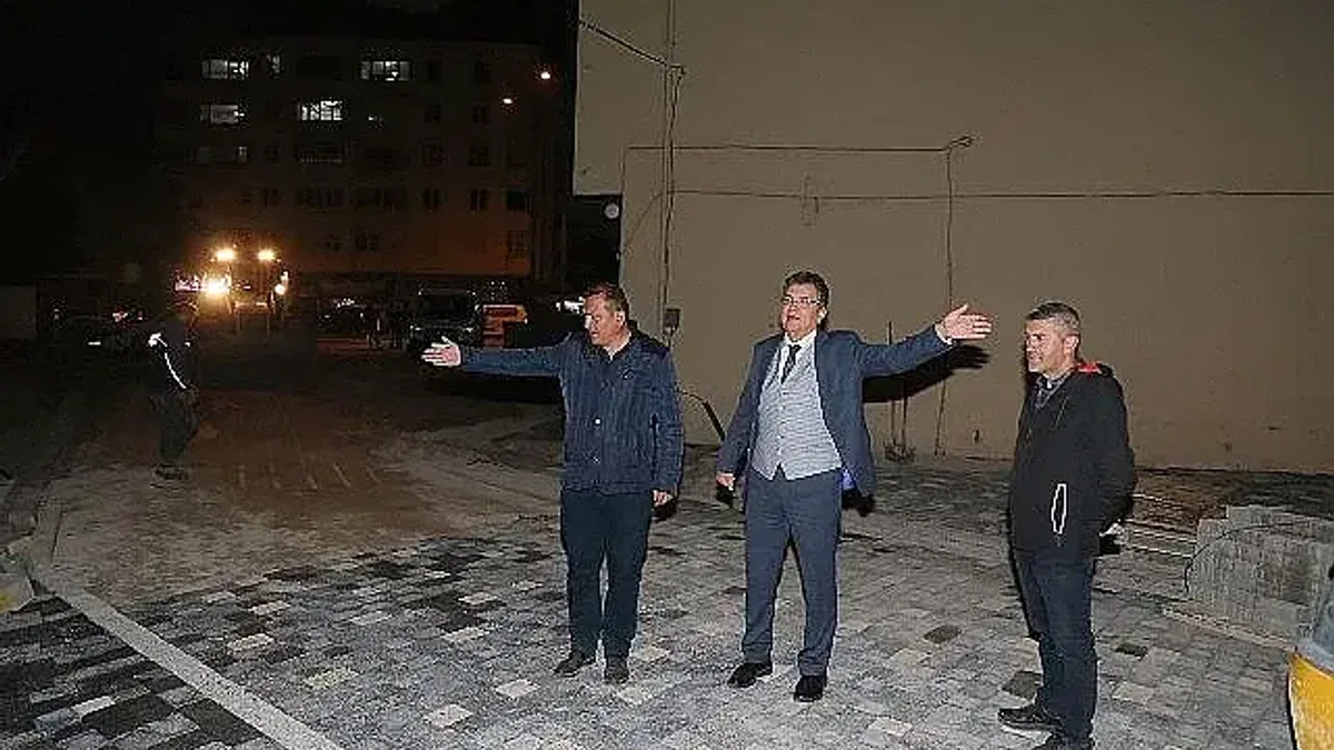 Başkan Arslan'dan Gece Denetimi