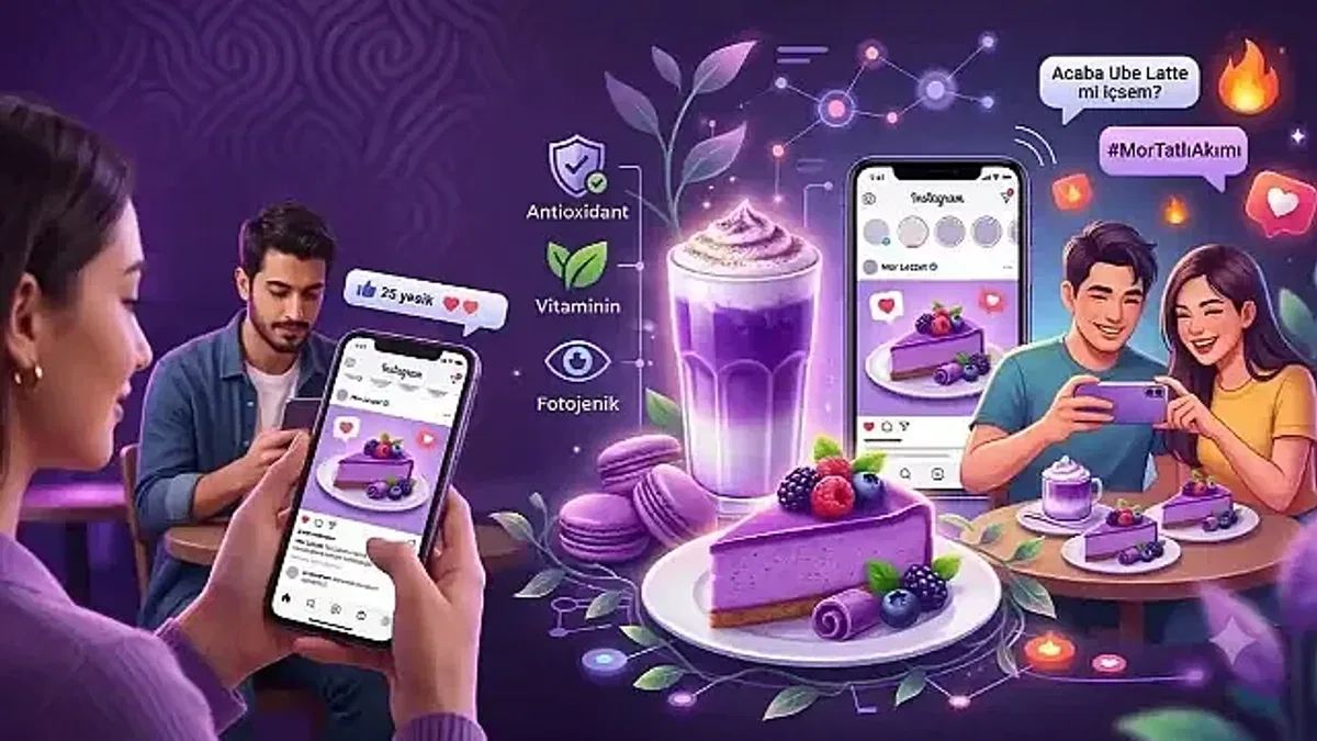 Kahve ve tatlı dünyasının yeni küresel çılgınlığı: 'Ube'