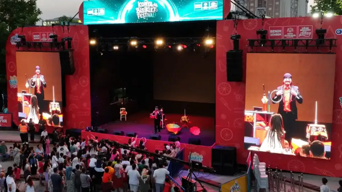 Konya Bisiklet Festivali'nin açılışı coşkuyla gerçekleşti