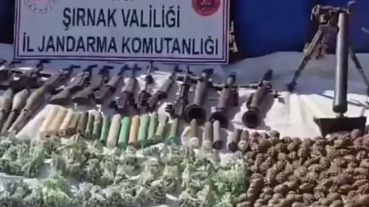 İçişleri'nden Şırnak Cudi'de 'GÜRZ-12'... BTÖ'ye ait mühimmat deposu imha edildi