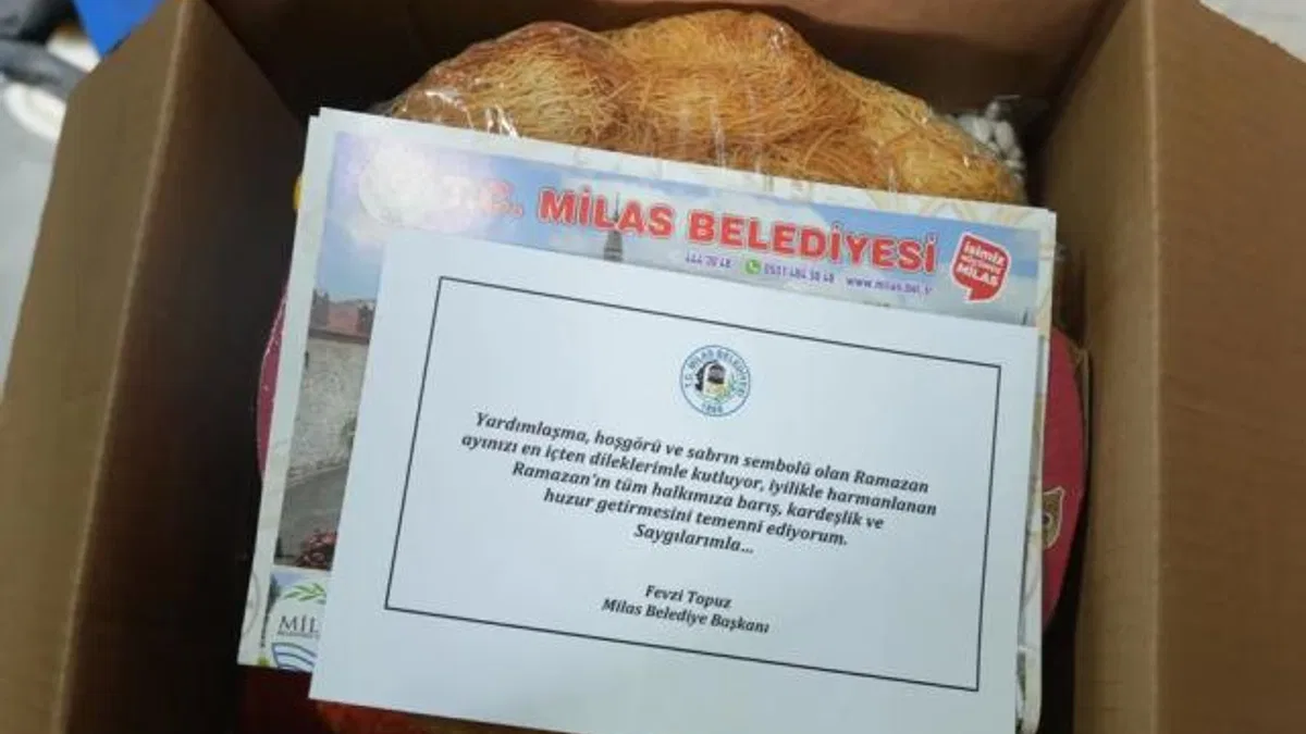 Muğla Milas Ramazan'da da ihtiyaç sahiplerinin yanında